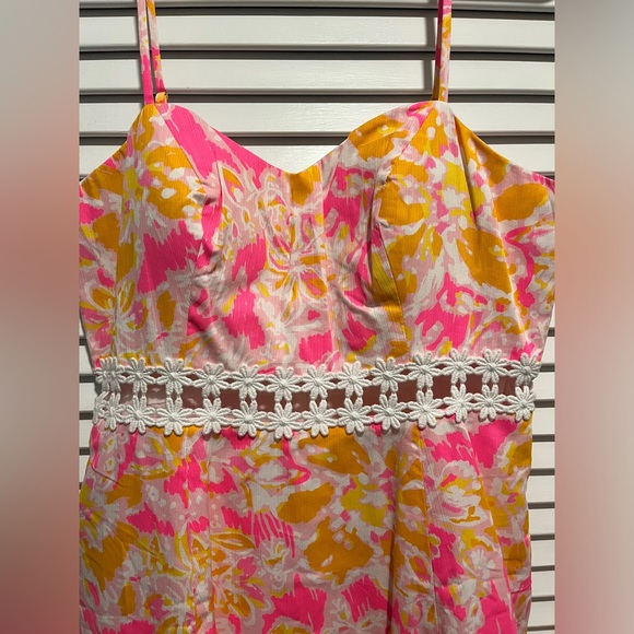 Lilly Pulitzer LENORE Dress Style #23499 Size 8 in Kir Royal Pink Ooh La La - Picture 5 of 6